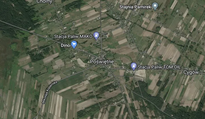 Działka rolna Poświętne