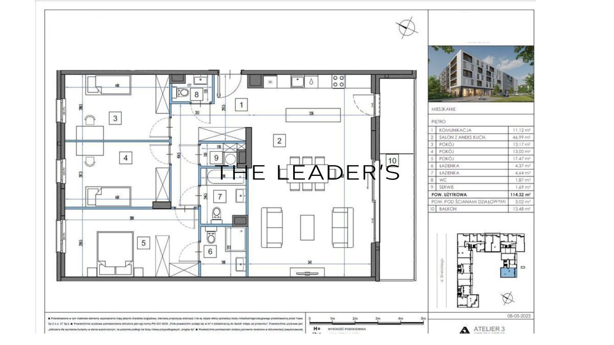 Mieszkanie 4-pokojowe Warszawa Wilanów, ul. Adama Branickiego. Zdjęcie 20
