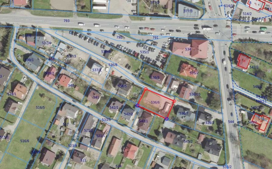 Działka budowlana Chełmiec, ul. Limanowska