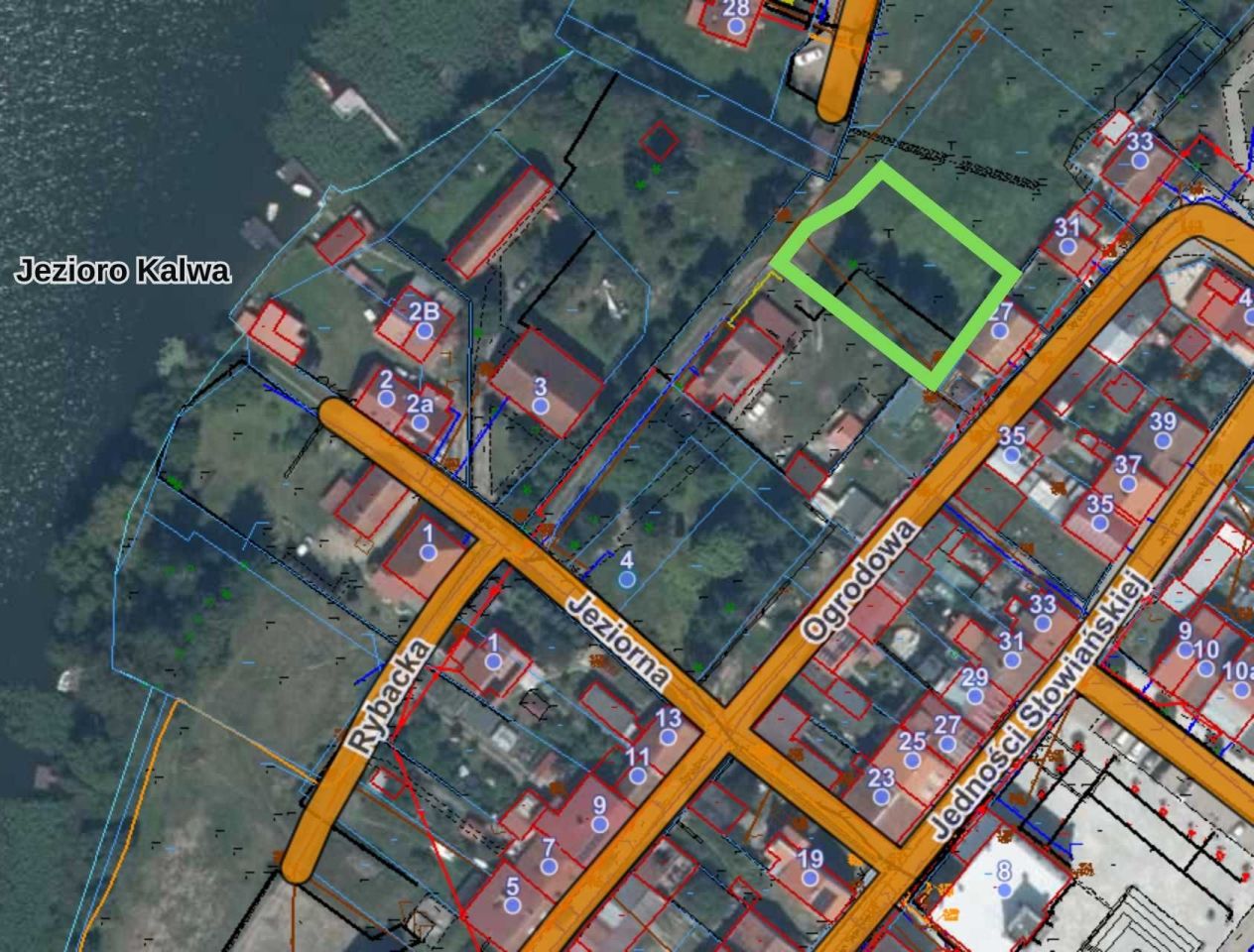 Działka budowlana Pasym, ul. Jeziorna. Zdjęcie 3
