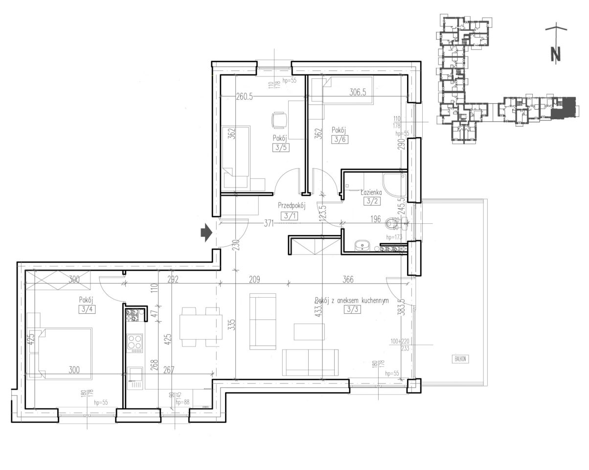 Mieszkanie 4-pokojowe Ełk, ul. Czesława Miłosza. Zdjęcie 17