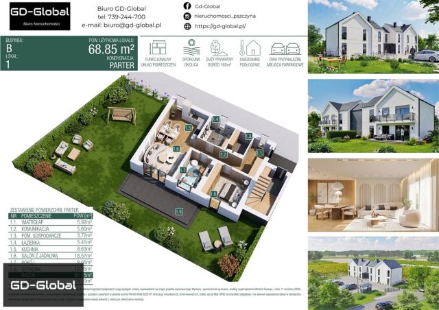 Mieszkanie 3-pokojowe Wisła Wielka. Zdjęcie 12