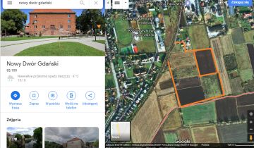 Działka budowlana Nowy Dwór Gdański Centrum, ul. Warszawska