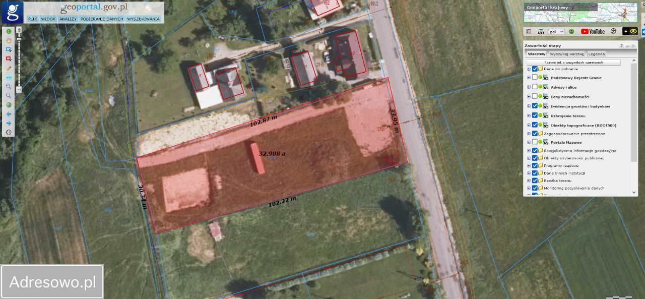 Działka budowlana Lipowa. Zdjęcie 2