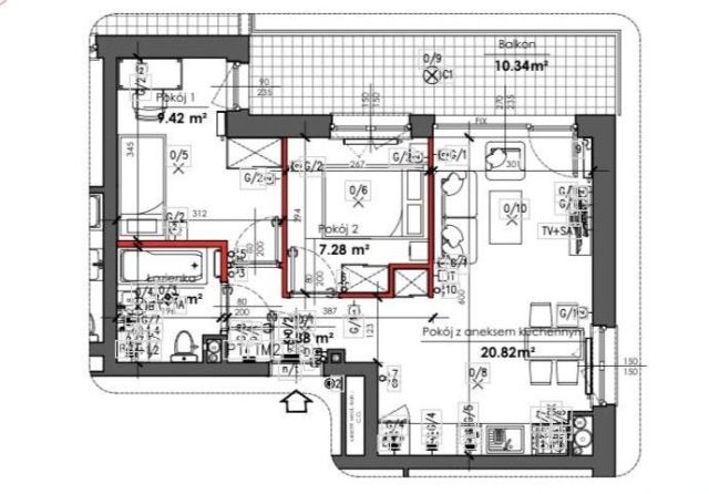 Mieszkanie 3-pokojowe Warszawa Praga-Południe, ul. Przeworska. Zdjęcie 1