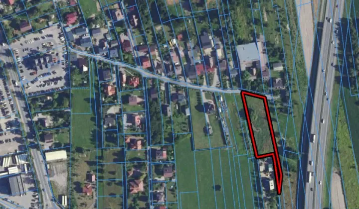 Działka inwestycyjna Kraków Zwierzyniec, ul. Amazonek