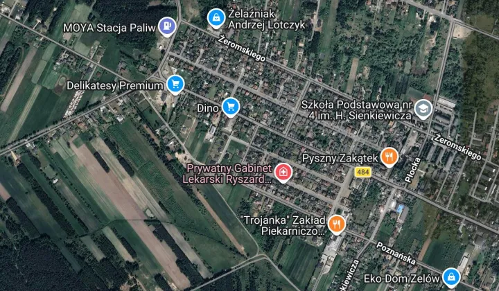 Działka budowlana Zelów, ul. Władysława Łokietka