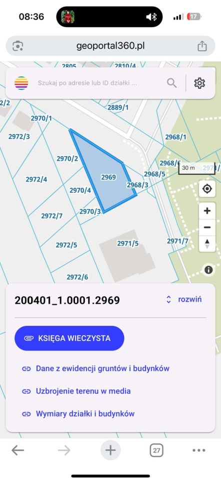 Działka budowlana Grajewo, ul. Sportowa. Zdjęcie 3