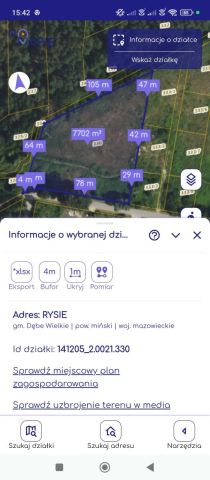 Działka rolna Rysie. Zdjęcie 1