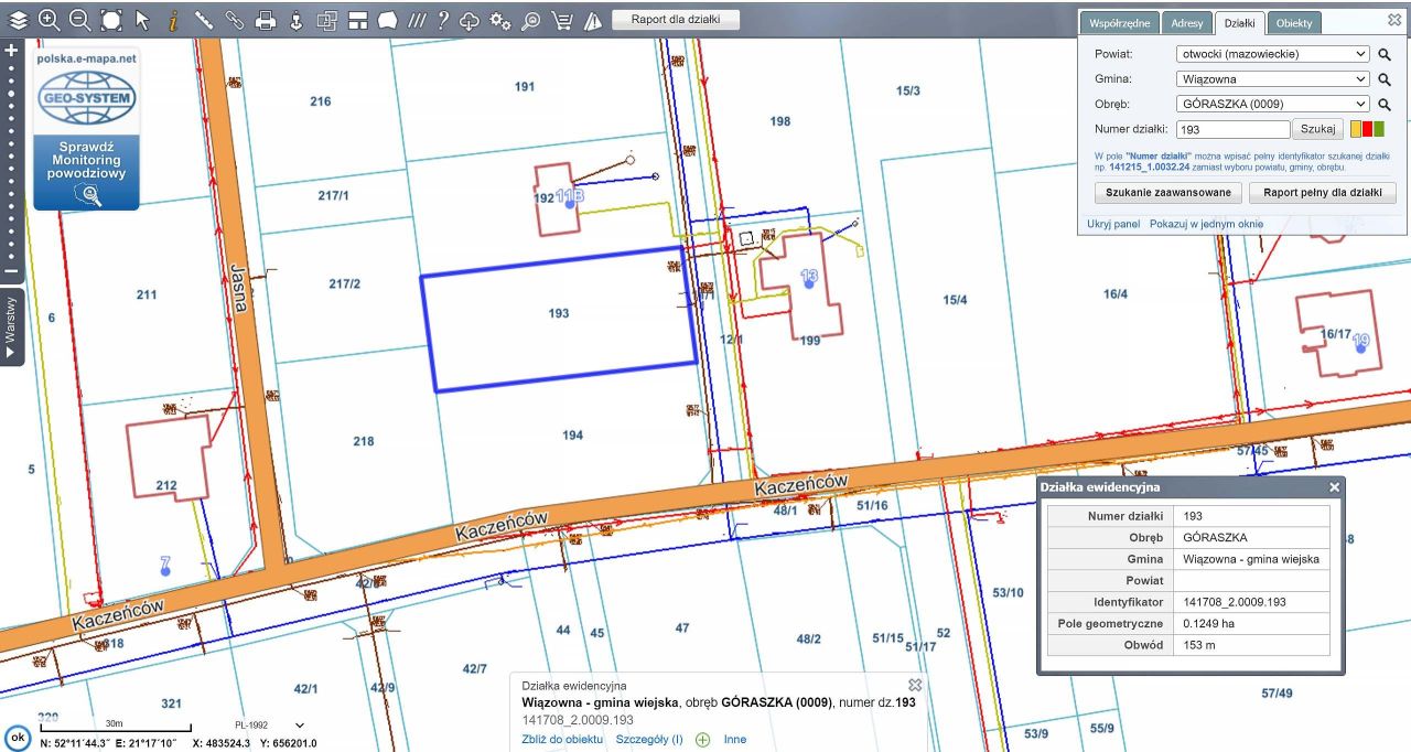 Działka budowlana Góraszka, ul. Kaczeńców. Zdjęcie 2