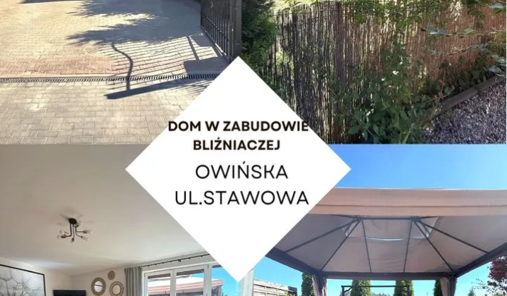 bliźniak, 5 pokoi Owińska, ul. Stawowa