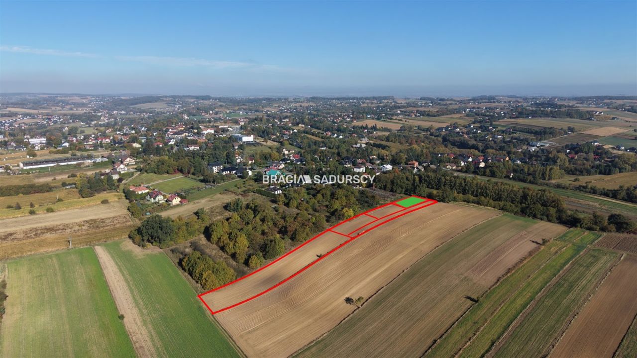 Działka inwestycyjna Kocmyrzów, ul. Wąwozowa. Zdjęcie 2