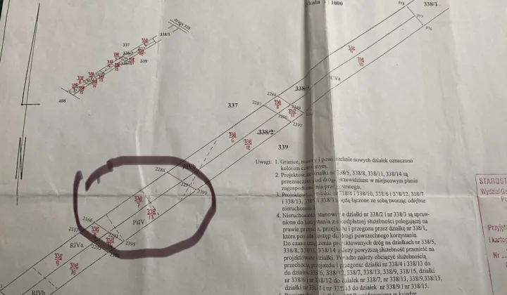 Działka budowlana Siodła