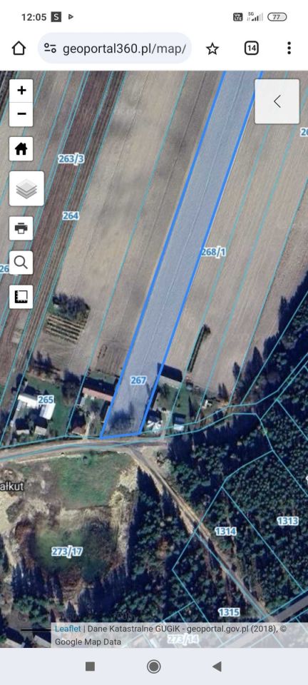 Działka rolno-budowlana Kunki. Zdjęcie 3