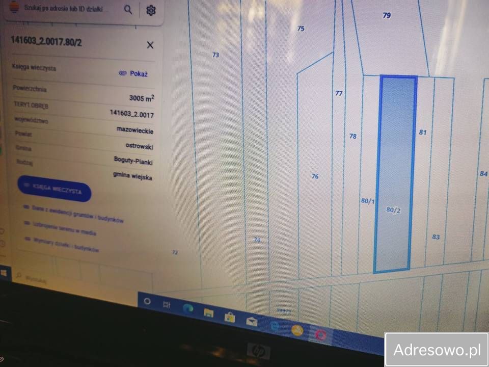 Działka rolna Kunin-Zamek. Zdjęcie 2