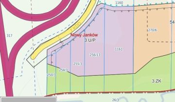 Działka inwestycyjna Nowy Janków