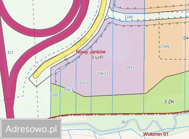Działka inwestycyjna Nowy Janków