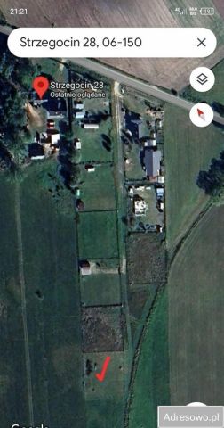 Działka budowlana Strzegocin. Zdjęcie 1