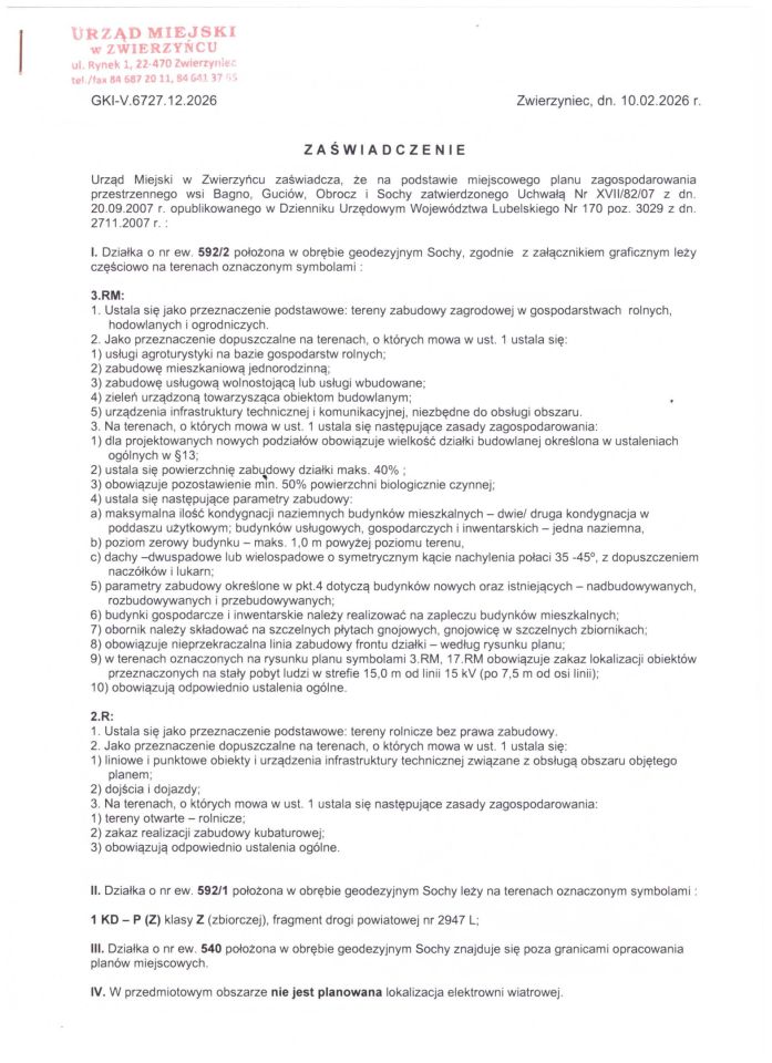 Działka rolno-budowlana Sochy. Zdjęcie 6