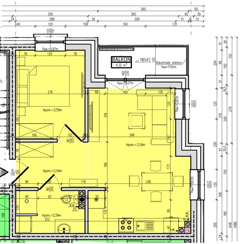 Mieszkanie 2-pokojowe Nowe Miasto Lubawskie. Zdjęcie 4