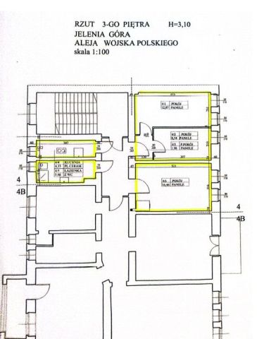 Mieszkanie 3-pokojowe Jelenia Góra, al. Wojska Polskiego. Zdjęcie 17