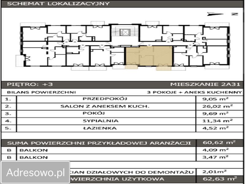 Mieszkanie 3-pokojowe Krzeszowice, ul. Krasowa. Zdjęcie 15