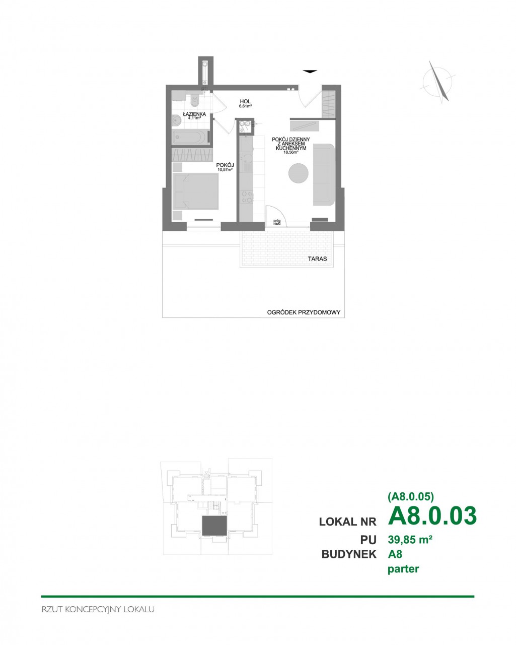 Mieszkanie 2-pokojowe Kowale. Zdjęcie 5