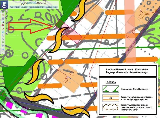 Działka rekreacyjna Sianno. Zdjęcie 14