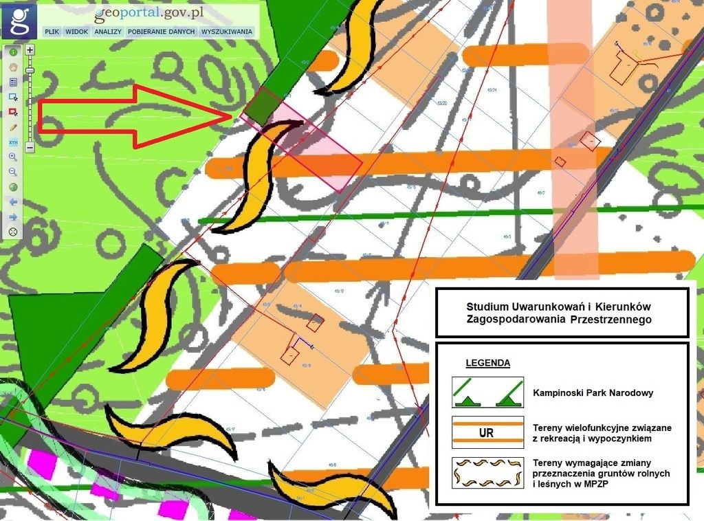 Działka rekreacyjna Sianno. Zdjęcie 14