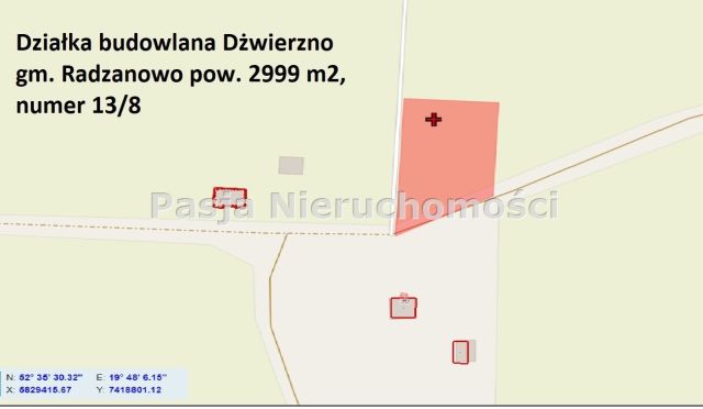 Działka budowlana Dźwierzno. Zdjęcie 1