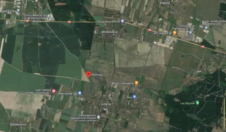 Działka inwestycyjna Wróblowice, ul. Wróblowicka