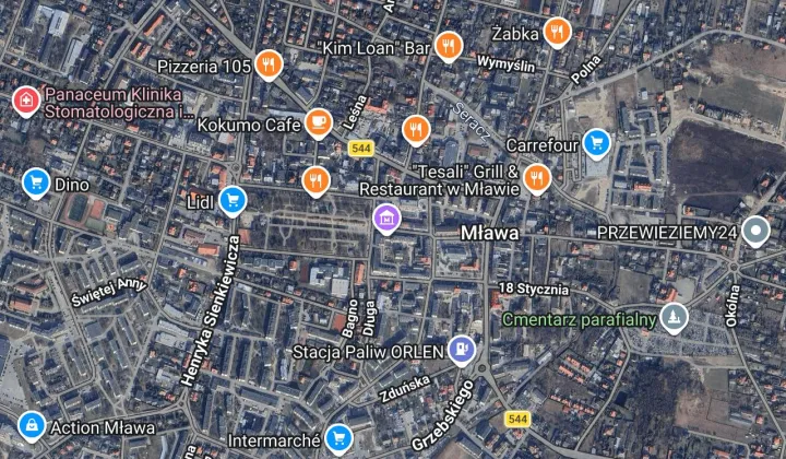 Mieszkanie 4-pokojowe Mława Centrum, ul. 3 Maja