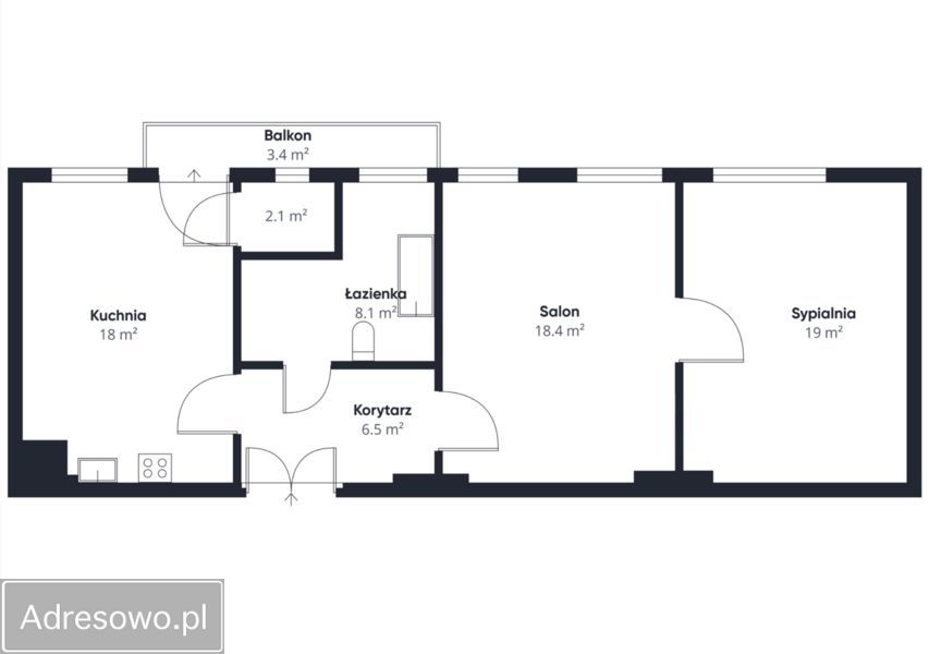 Mieszkanie 2-pokojowe Siemianowice Śląskie Centrum, pl. Wolności. Zdjęcie 5
