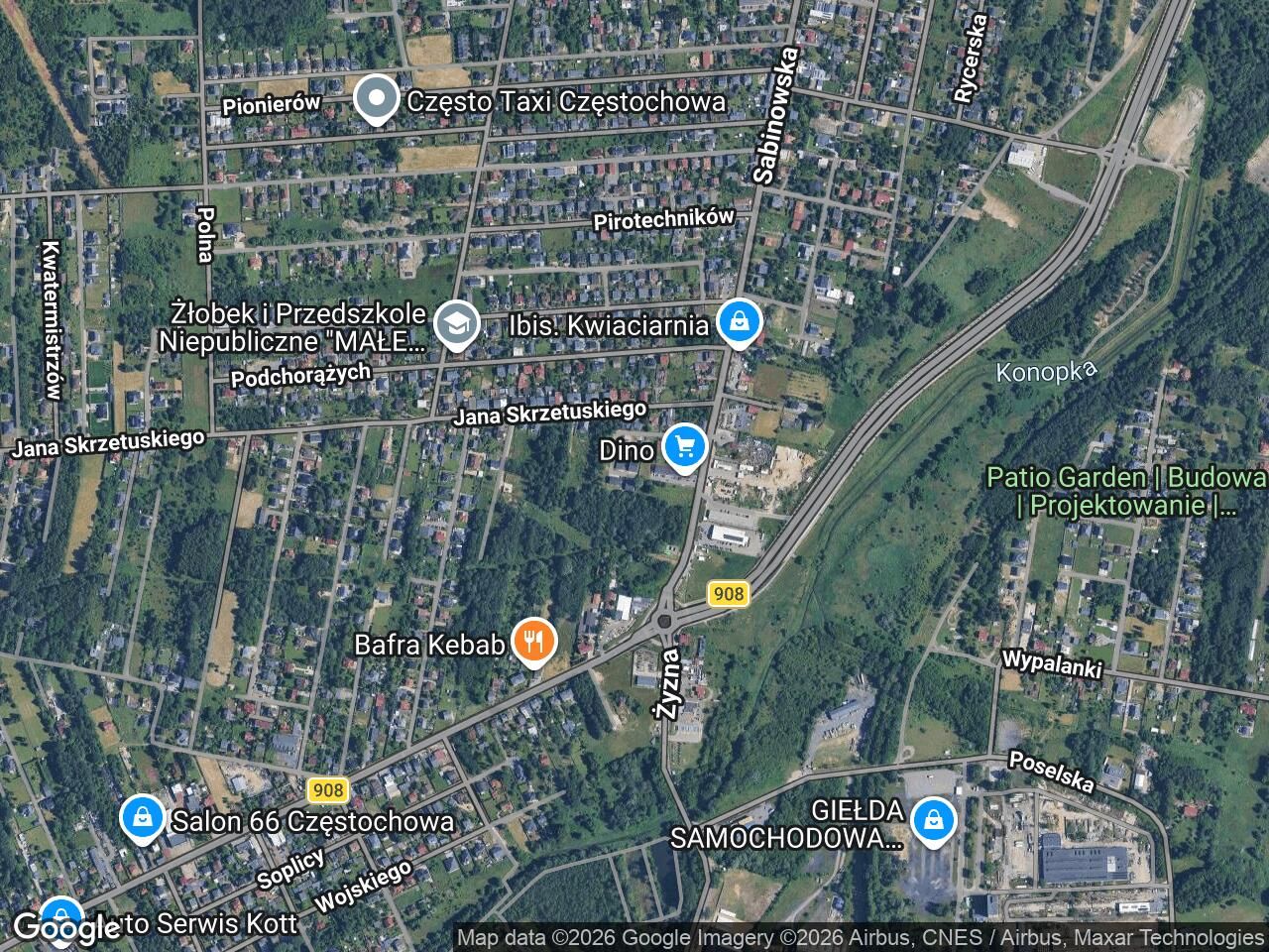 Działka budowlana Częstochowa Stradom, ul. Rezerwistów. Zdjęcie 1