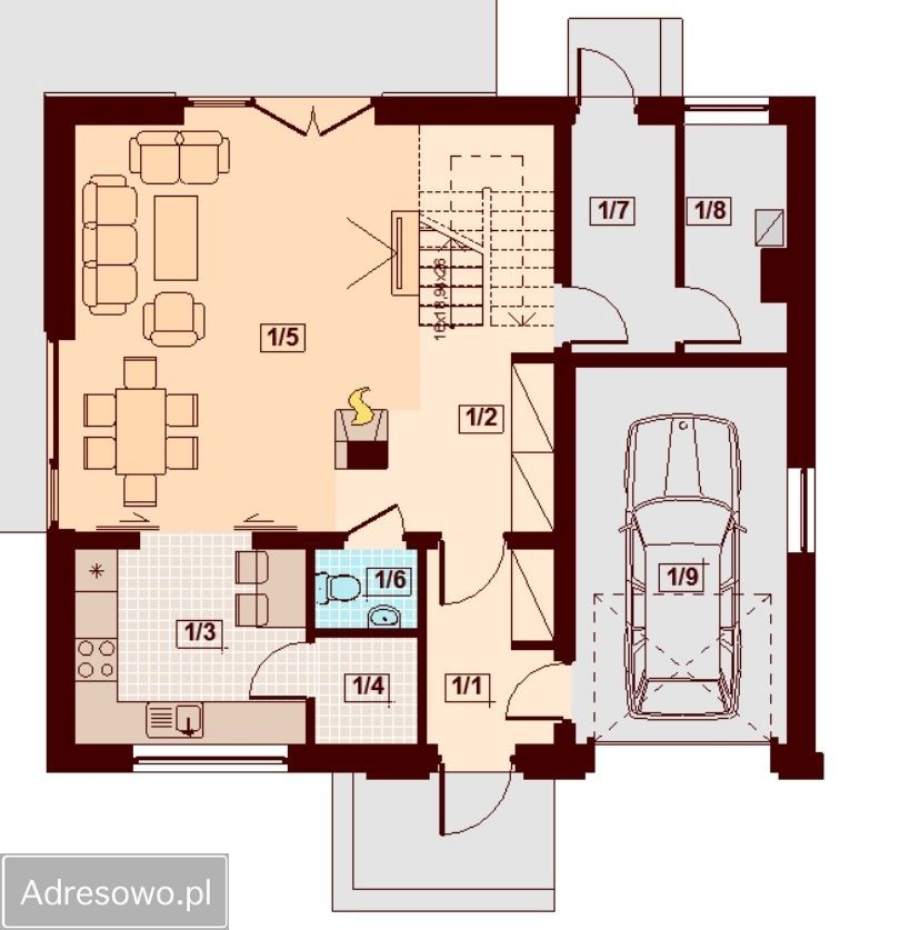 dom wolnostojący, 3 pokoje Jędrzychów. Zdjęcie 4