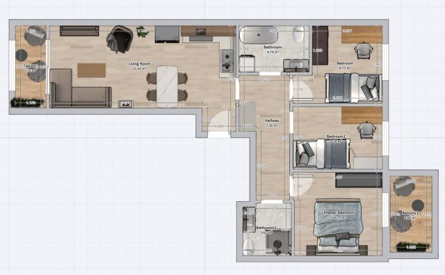 Mieszkanie 4-pokojowe Warszawa Włochy, ul. Łopuszańska. Zdjęcie 16