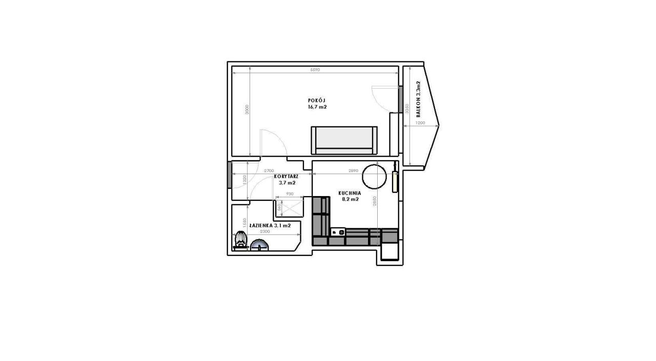Mieszkanie 1-pokojowe Puławy, ul. Cypriana Kamila Norwida. Zdjęcie 7