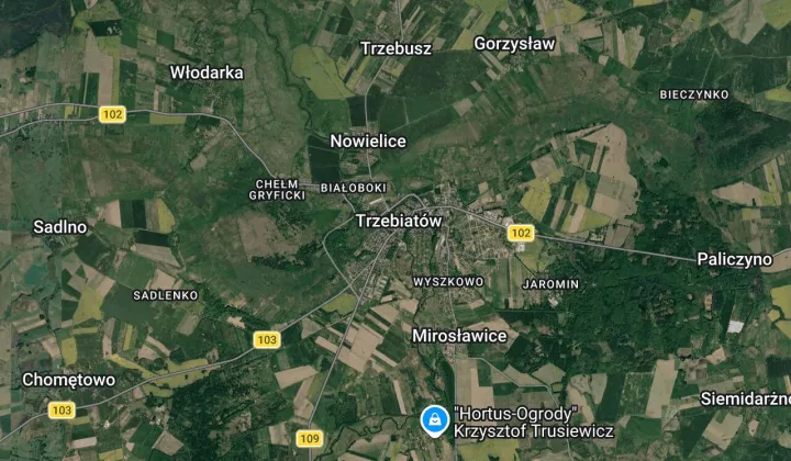 Działka rod Trzebiatów