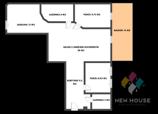 Mieszkanie 5-pokojowe Olsztyn, ul. 1 Maja. Zdjęcie 24