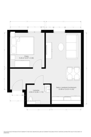 Mieszkanie 2-pokojowe Kudowa-Zdrój, ul. Bluszczowa. Zdjęcie 9