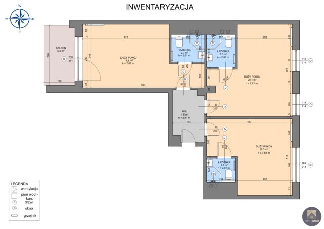 Mieszkanie 3-pokojowe Warszawa Mokotów, ul. Domaniewska. Zdjęcie 11