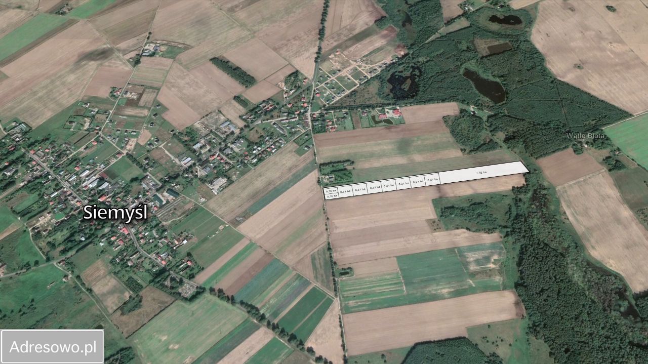 Działka budowlana Siemyśl, ul. ks. Alojzego Wyciślika. Zdjęcie 7