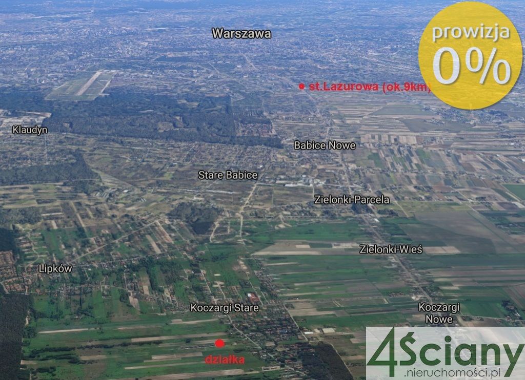 Działka budowlana Stare Babice. Zdjęcie 5