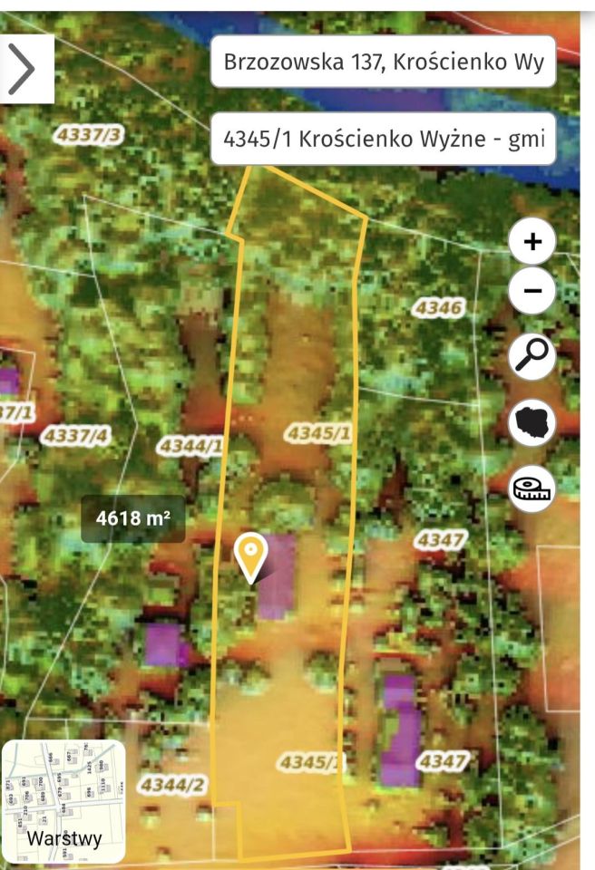 Działka budowlana Krościenko Wyżne, ul. Brzozowska. Zdjęcie 3