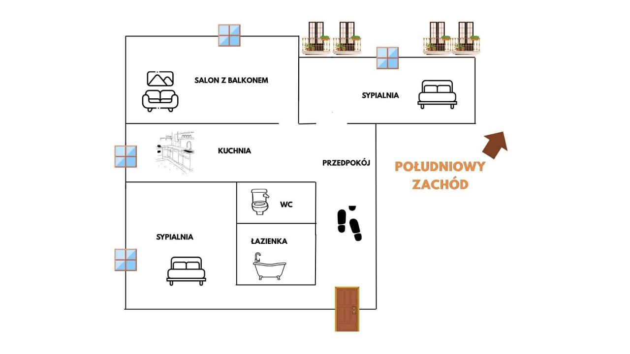 Mieszkanie 3-pokojowe Biała Podlaska, ul. Księcia Witolda. Zdjęcie 20