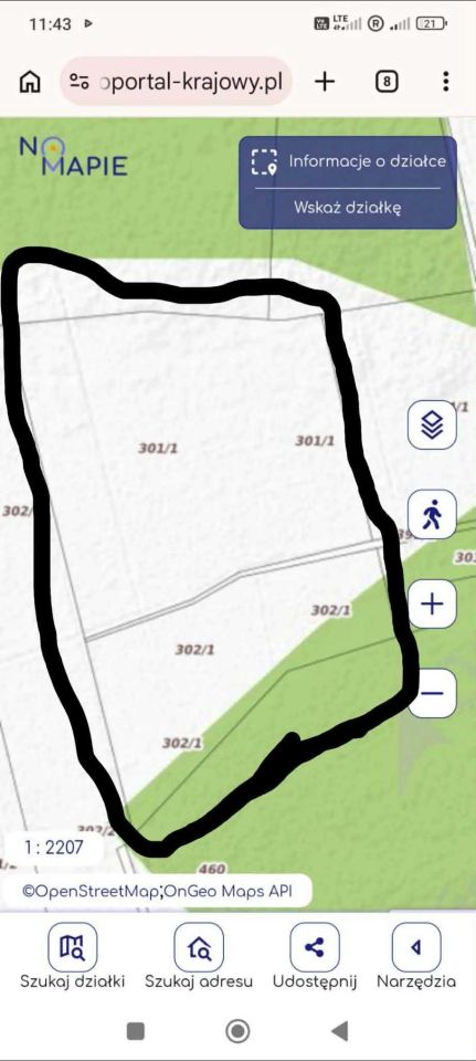 Działka rolna Truskolas. Zdjęcie 1