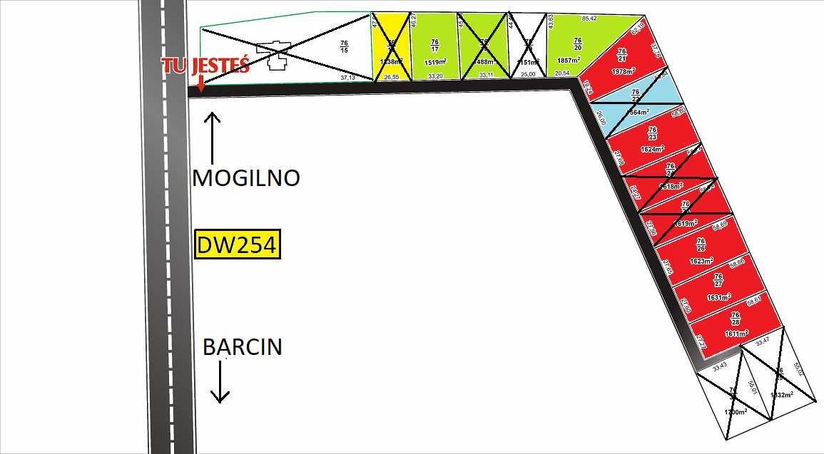 Działka budowlana Wolice Górne Wolice. Zdjęcie 2