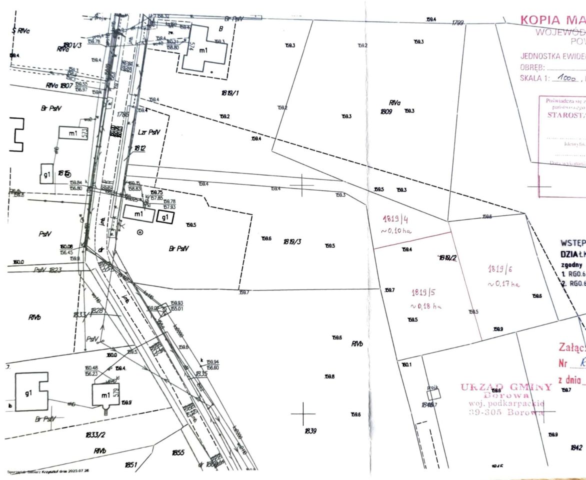 Działka budowlana Borowa. Zdjęcie 3