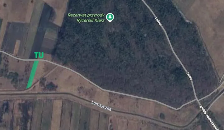 Działka rolna Łomża Łomżyca-Przedmieście, droga polna