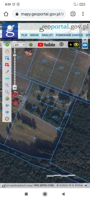 Działka budowlana Pędzewo, 34/3. Zdjęcie 1